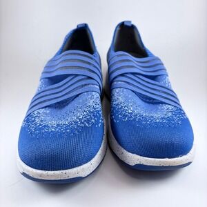 Align by Nurse Mates Celestia Blue Knit Slip On Shoes Slip Resistant Sneakers 9M